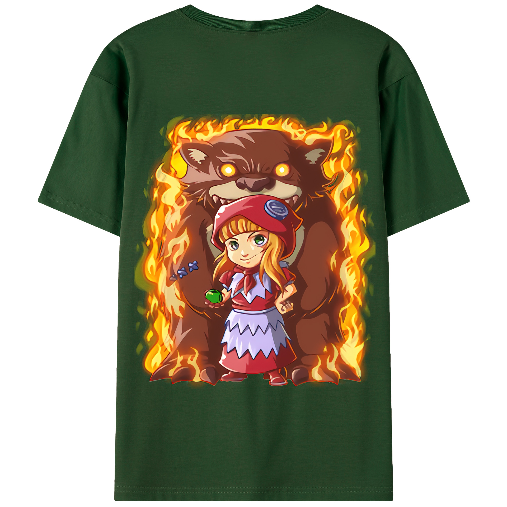 リーグ・オブ・レジェンド League of Legends LOL 綿100％半袖Tシャツ（背面プリント）